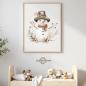 Preview: Buegelbild Vintage Schneemann Preview: Buegelbild Vintage Schneemann